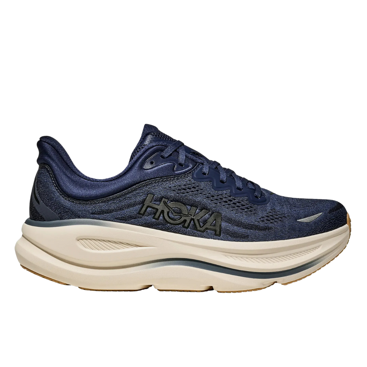 Hoka One One Bondi 9 Midnight Blue Varsity Navy sneakers