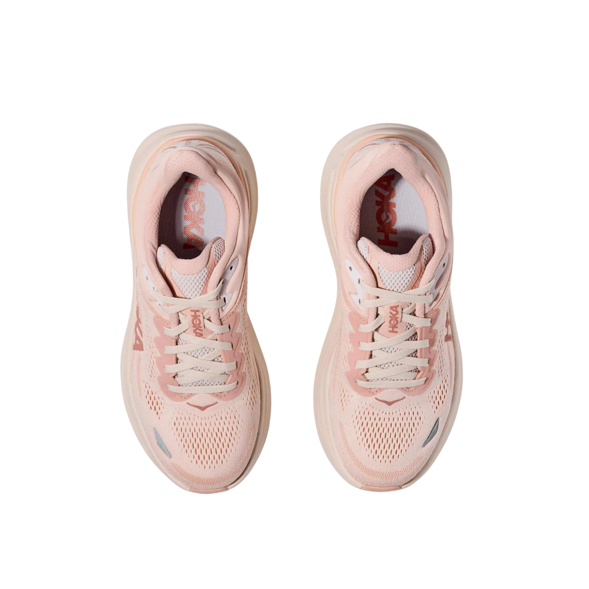 Hoka One One Bondi 9 Rose Latte Rose Cream women's sneakers