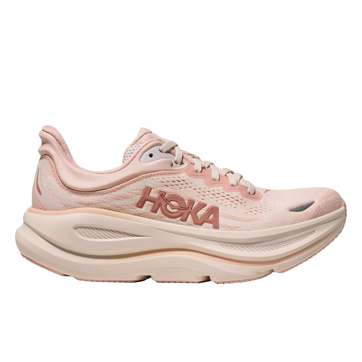 Hoka One One Bondi 9 Rose Latte Rose Cream women's sneakers